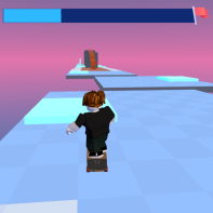 Obby: Space Skateboard img