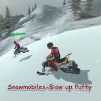 Snowmobiles - Blow up Puffy img