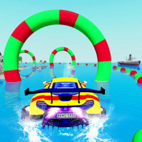 Water Surfing Car Stunts img